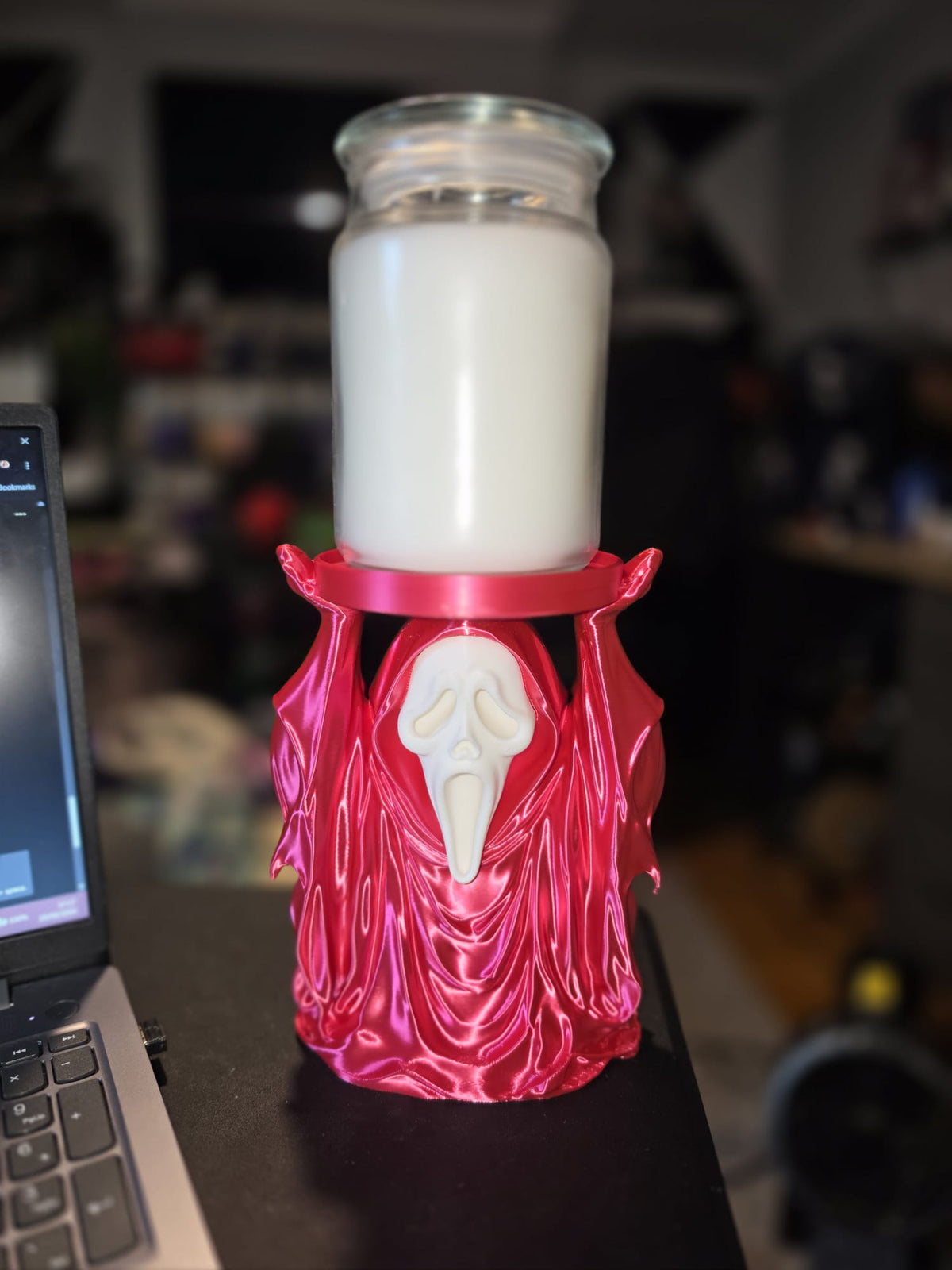Ghostface Candle Holder