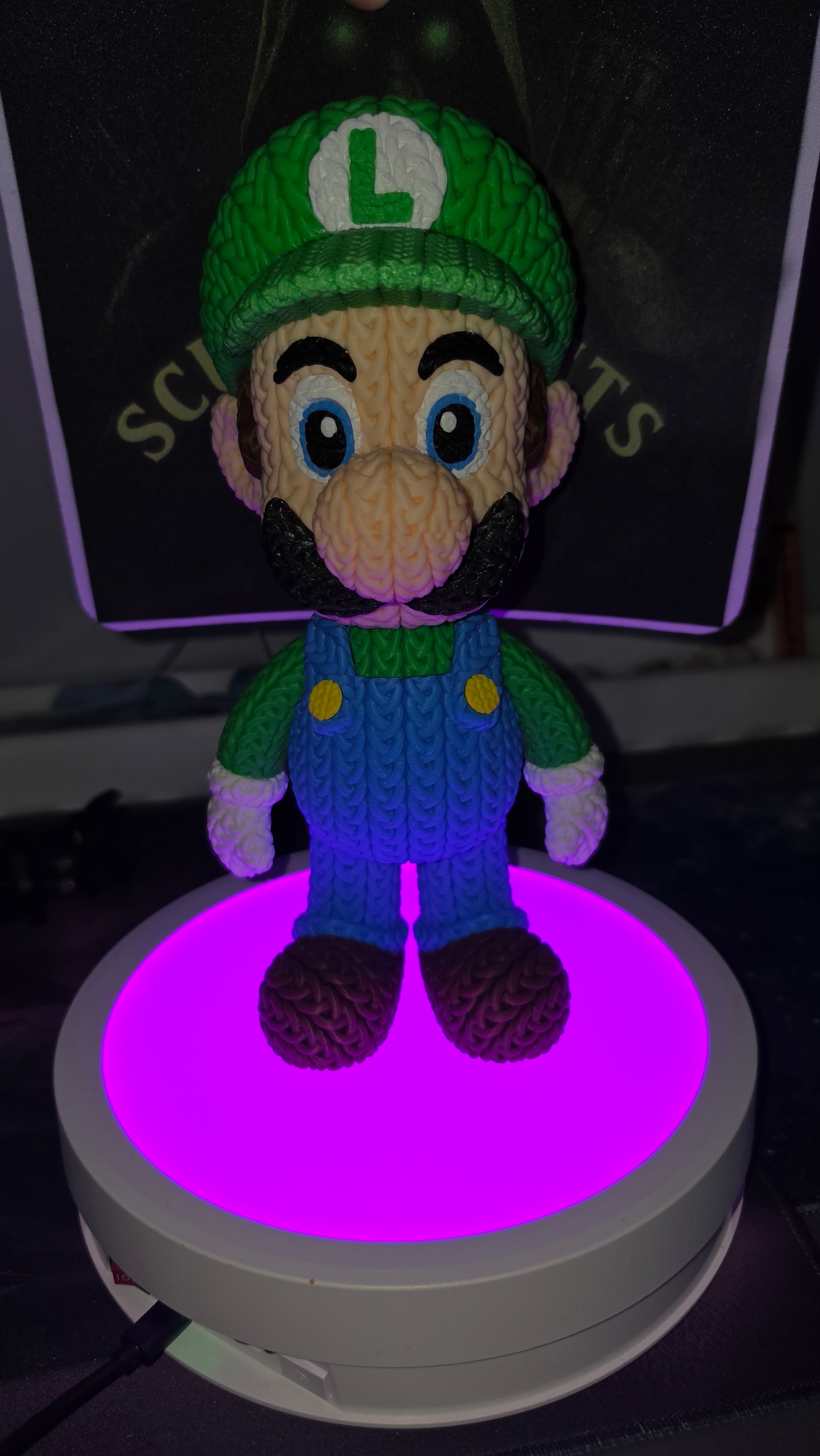 Knitted luigi