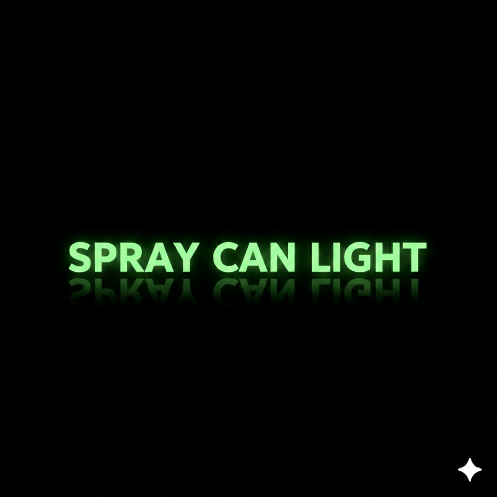 Spray can light