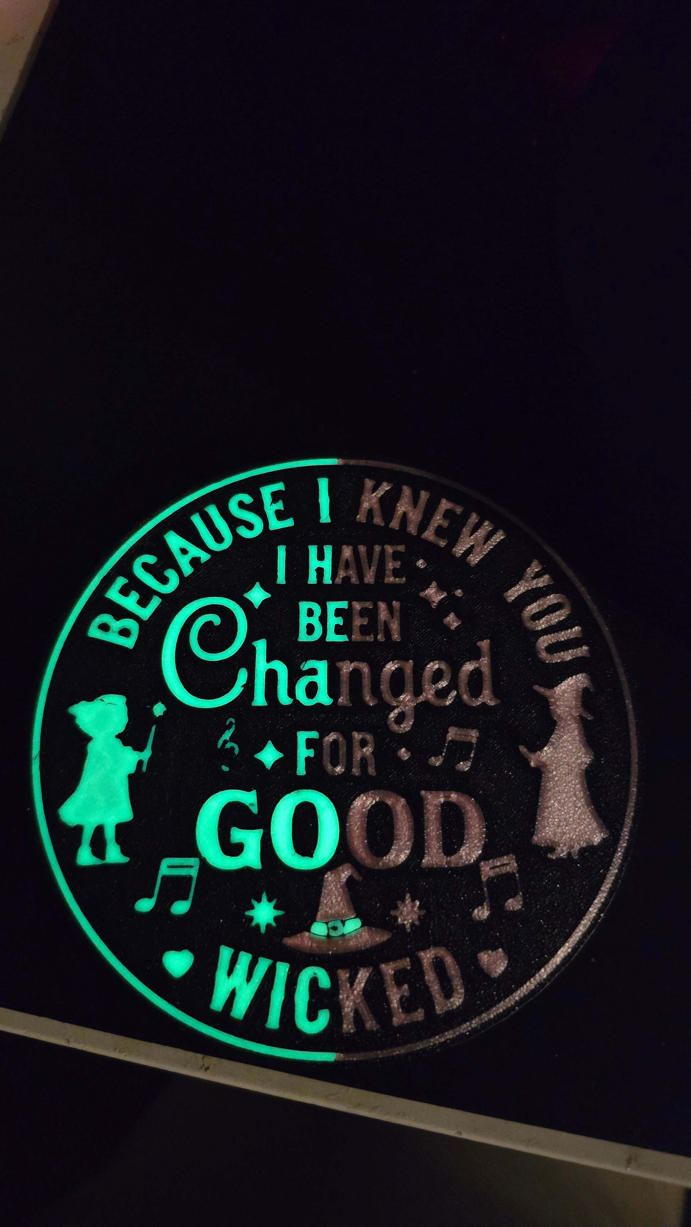 Wicked Half & Half Coaster