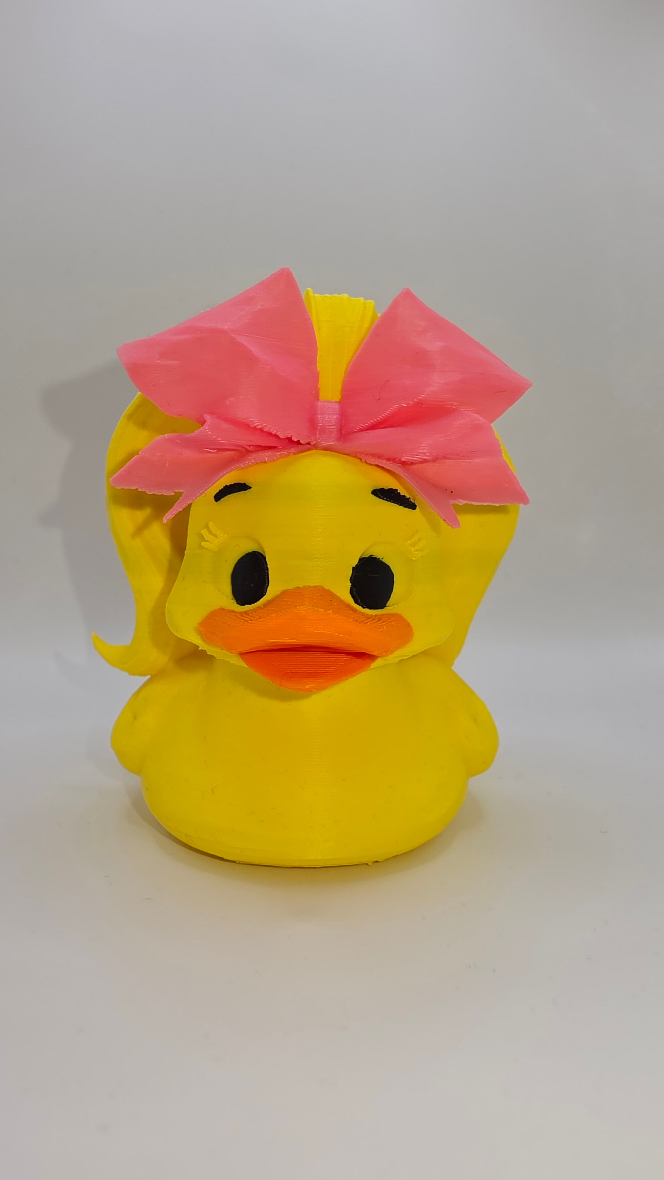 Duck With Big Bow