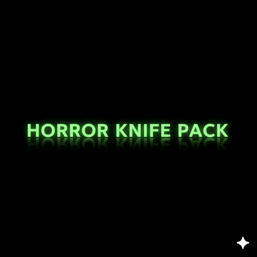 Horror knife pack
