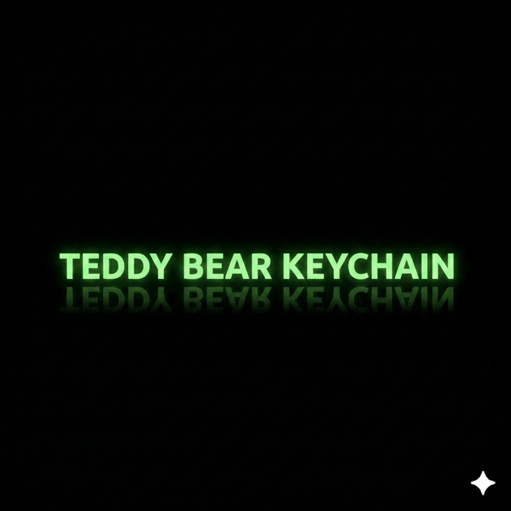 Teddy keychain