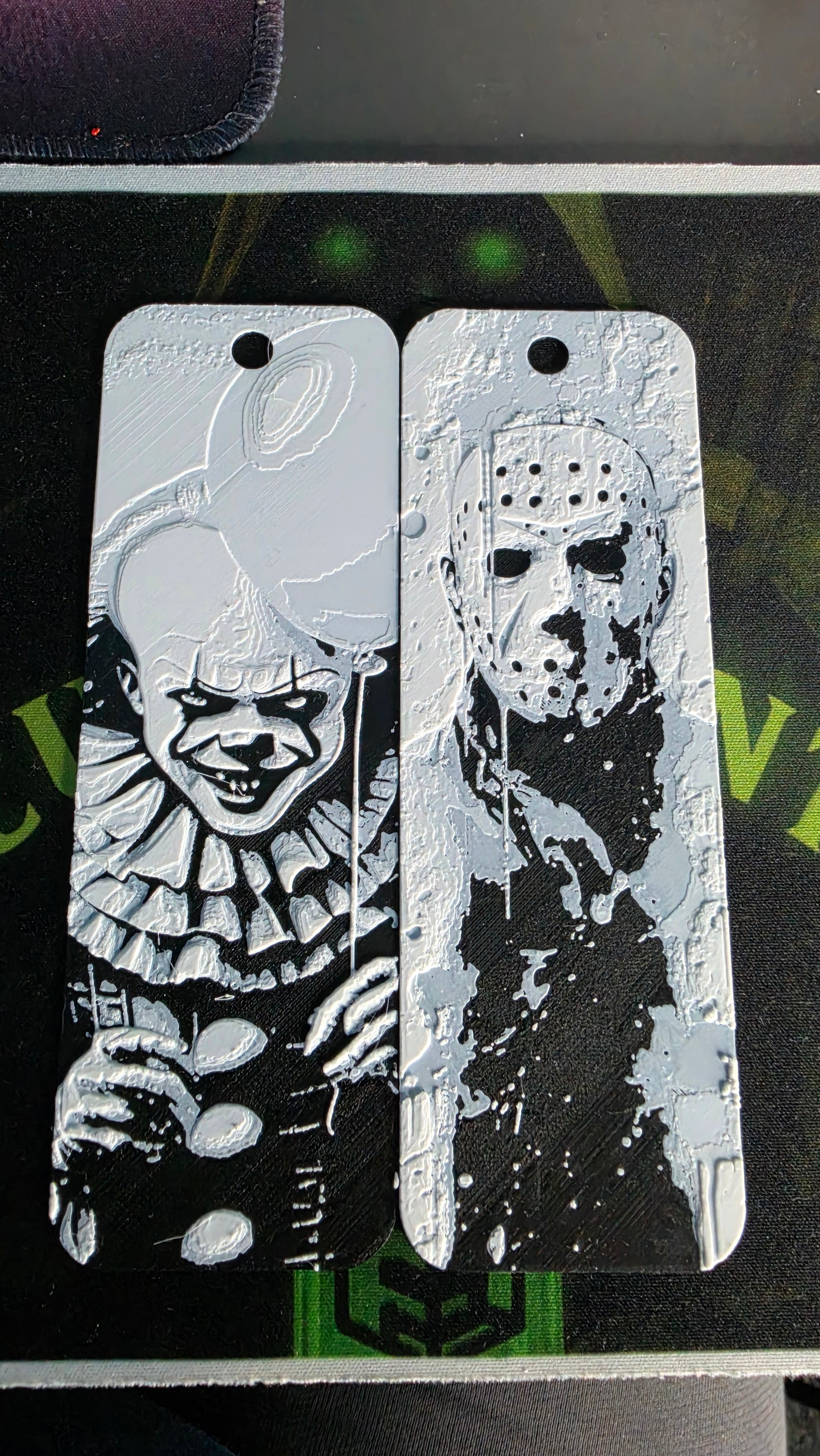 Horror bookmarks