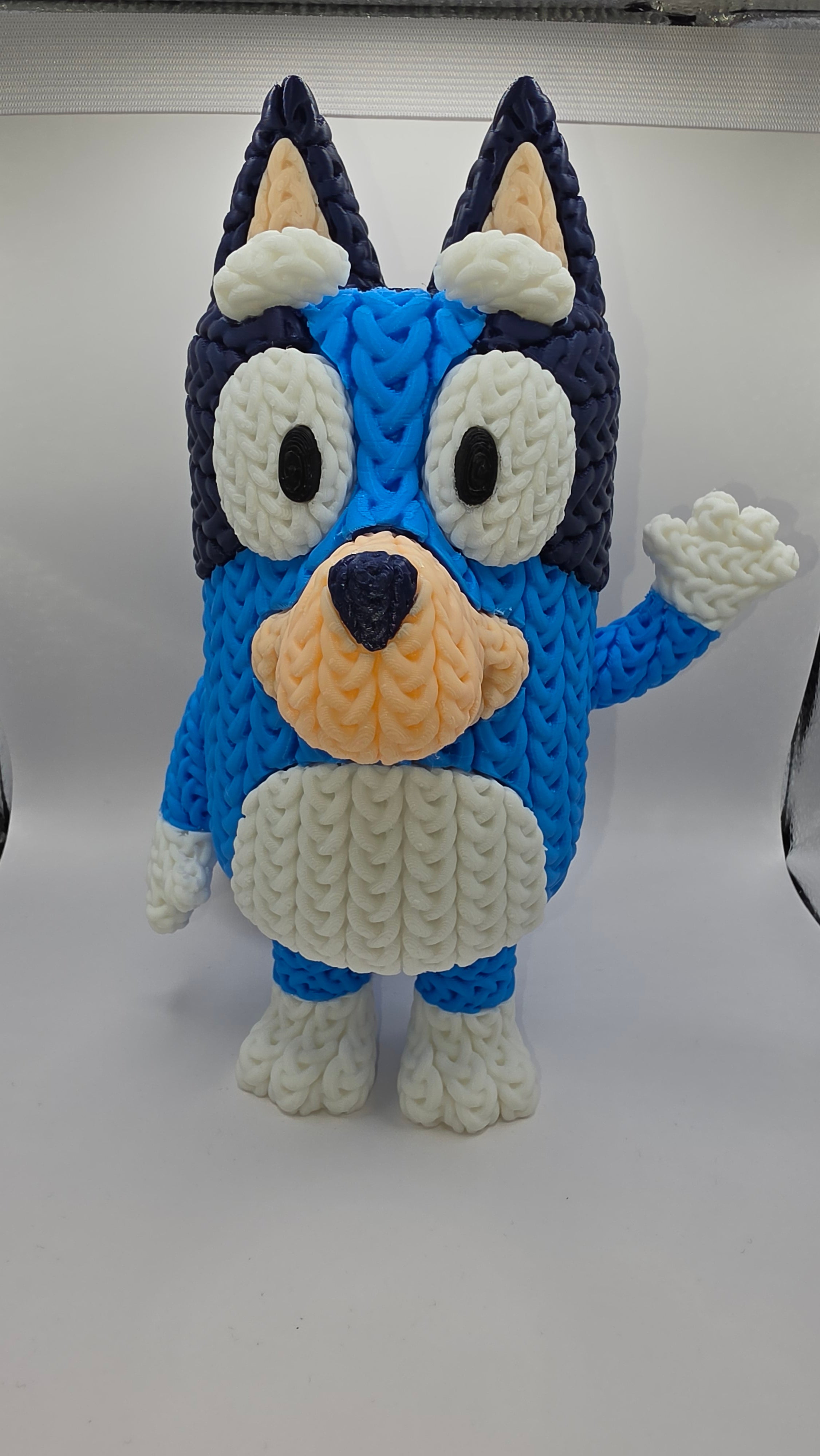 Knitted Bluey